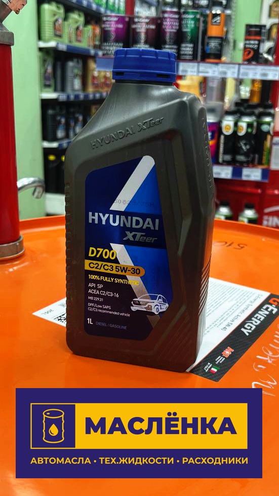 Xteer HYUNDAI Diesel D700 C2/C3 Масло моторное 5W-30 1L